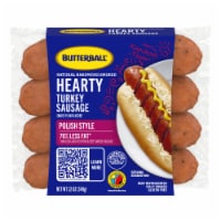 Butterball Hearty Link Turkey Sausage, Polish Style Perspective: Main