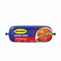 Butterball All Natural Fresh Ground Turkey, 85%/15%, 16oz Roll Perspective: Main
