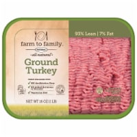 Farm to Family by Butterball 93% Lean/7% Fat Ground Turkey