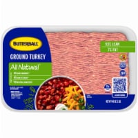 Butterball All Natural Fresh Ground Turkey, 93%/7% Perspective: Main