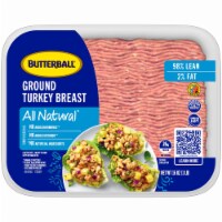 Butterball All Natural Fresh Ground Turkey, 98%/2% Perspective: Main
