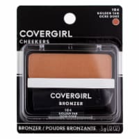 COVERGIRL Cheekers Blendable Powder Bronzer Golden Tan, .12 oz (packaging may