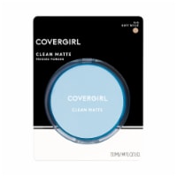 CoverGirl Clean Matte Pressed Powder, Buff Beige 525, 0.35 oz