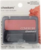 CoverGirl Cheekers Powder Blush, Pretty Peach 150, 0.12 oz