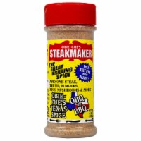 Obie Cue's Steakmaker Grilling Spice Steak Tri-Tip Burgers BBQ Seasoning 4.8 Oz