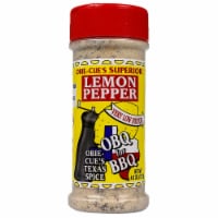 Obie Cue's Lemon Pepper Seasoning Low Sodium Poultry Fish Gluten Free 4.8  Oz, 1 Each - Fred Meyer