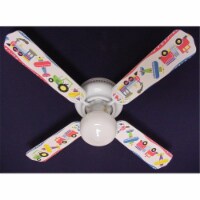 Ceiling Fan Designers 42FAN-KIDS-KPTT Planes Trains Trucks Ceiling Fan 42 in.