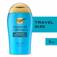 OGX Renewing + Argan Oil of Morocco Repairing Shampoo, TSA-Compliant Travel Size Perspective: Main