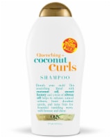 OGX Quenching Plus Coconut Curls Bonus Size Shampoo Bottle Perspective: Main
