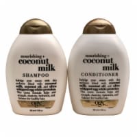 OGX Nourishing + Coconut Milk Shampoo & Conditioner Set 13 Ounce