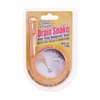 Simple Craft 20-inch Plumbing Snake Drain Clog Remover - 3 Pack, Blue