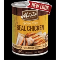 Merrick Pet Food MP00484 12.7 oz Grain Free Real Chicken Can - Case of 12