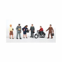 Bachmann BAC33101 Ho City People with Motorcycle