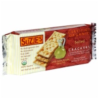 Suzie's Organic Salted Crackers with Extra Virgin Olive Oil