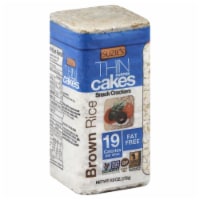 Suzie's Thin Puffed Cakes Brown Rice Snack Crackers