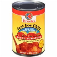 Brooks Just for Chili Medium Diced Tomatoes Perspective: Main