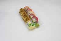 Duo Combo Crunchy CA & Rainbow Sushi Roll Perspective: Main