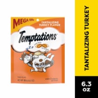 TEMPTATIONS Classic Tantalizing Turkey Flavor Crunchy and Soft Adult Cat Treats