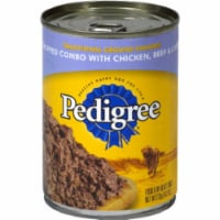 Pedigree® Chopped Ground Dinner Combo with Chicken Liver & Beef Adult Wet Dog Food Perspective: Main