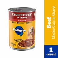 PEDIGREE CHOICE CUTS™ IN GRAVY Beef Adult Canned Soft Wet Dog Food