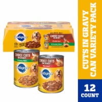 Pedigree Choice Cuts in Gravy Beef and Country Stew Adult Wet Can Dog Food