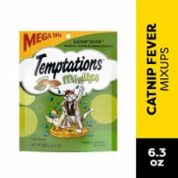 Temptations MixUps Crunchy and Soft Cat Treats Catnip Fever Flavor Perspective: Main