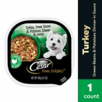 Cesar Home Delights Turkey Green Beans & Potatoes Adult Soft Wet Dog Food Perspective: Main
