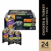 Sheba Perfect Portions Variety Pack Chicken Turkey Adult Wet Cat Food