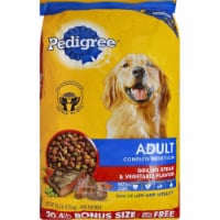 PEDIGREE Complete Nutrition Adult Dry Dog Food Grilled Steak & Vegetable Flavor, 20.4 lb. Bag Perspective: Main