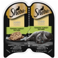Sheba Perfect Portions Cuts in Gravy Tender Turkey Entree Adult Wet Cat Food Perspective: Main