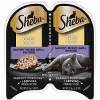 Sheba Perfect Portions Cuts in Gravy Savory Mixed Grill Entree Adult Wet Cat Food Perspective: Main