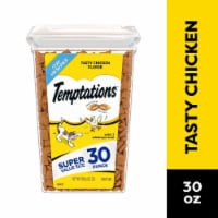 Temptations Classic Tasty Chicken Flavor Crunchy and Soft Adult Cat Treats