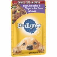 Pedigree® Choice Cuts Beef Noodles & Vegetables Flavor in Sauce Adult Wet Dog Food Pouch Perspective: Main