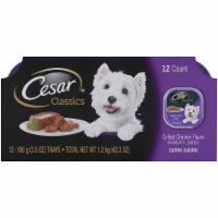 Cesar Classics Grilled Chicken Flavor Wet Dog Food Perspective: Main