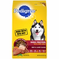 Pedigree® High Protein Beef & Lamb Flavor Adult Dry Dog Food Bag Perspective: Main