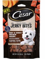 Cesar Beef & Sweet Potato Recipe Jerky Bites Dog Treats
