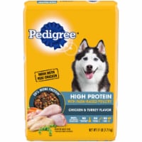 Pedigree® High Protein Chicken and Turkey Flavor Adult Dog Food Perspective: Main