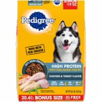 Pedigree® High Protein Chicken & Turkey Flavor Dry Dog Food