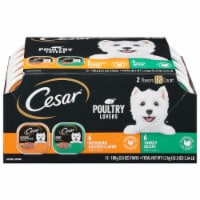 Cesar Poultry Lovers Wet Dog Food Variety Pack