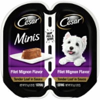 Cesar Filet Mignon Flavor Wet Dog Food Perspective: Main