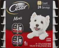 Cesar Minis Wet Dog Food Variety Pack Perspective: Main