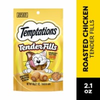 Temptations Tender Fills Crunchy and Soft Cat Treats Roasted Chicken Flavor Perspective: Main