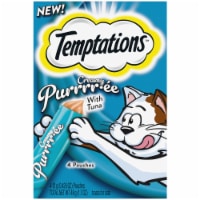 Temptations Creamy Puree with Tuna Lickable Squeezable Adult Cat Treats Perspective: Main