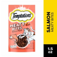 TEMPTATIONS Meaty Bites Soft and Savory Salmon Cat Treats