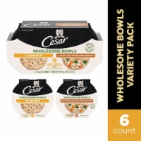Cesar® Wholesome Bowls® Chicken Recipe and Chicken Sweet Potato & Green Beans Wet Dog Food