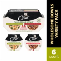 CESAR WHOLESOME BOWLS Toppers Variety Pack Adult Soft Wet Dog Food