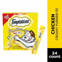 Temptations Creamy Puree Lickable Squeezable Wet Cat Treat Chicken Perspective: Main