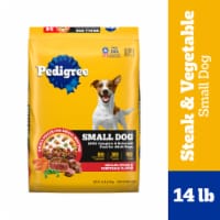 Pedigree Small Dog Adult Dry Dog Food Grilled Steak and Vegetable Flavor Perspective: Main