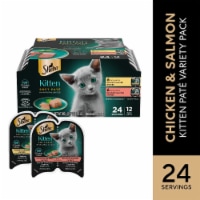 Sheba Perfect Portions Wet Kitten Food Pate Chicken & Salmon Variety Pack Perspective: Main
