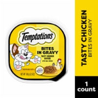 Temptations Bites in Gravy Tasty Chicken Flavor Adult Wet Cat Food Perspective: Main